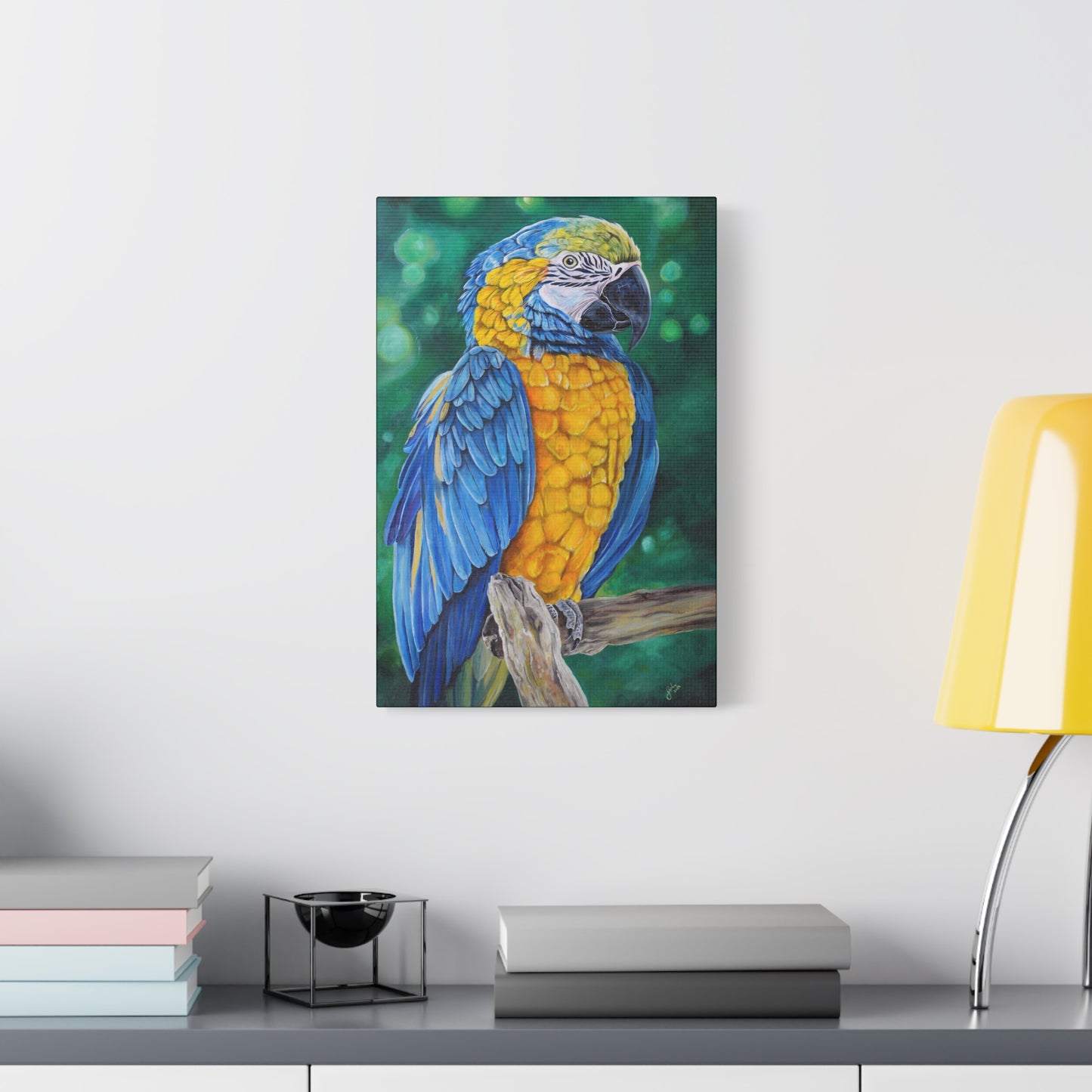 Parrot Macaw Canvas Print